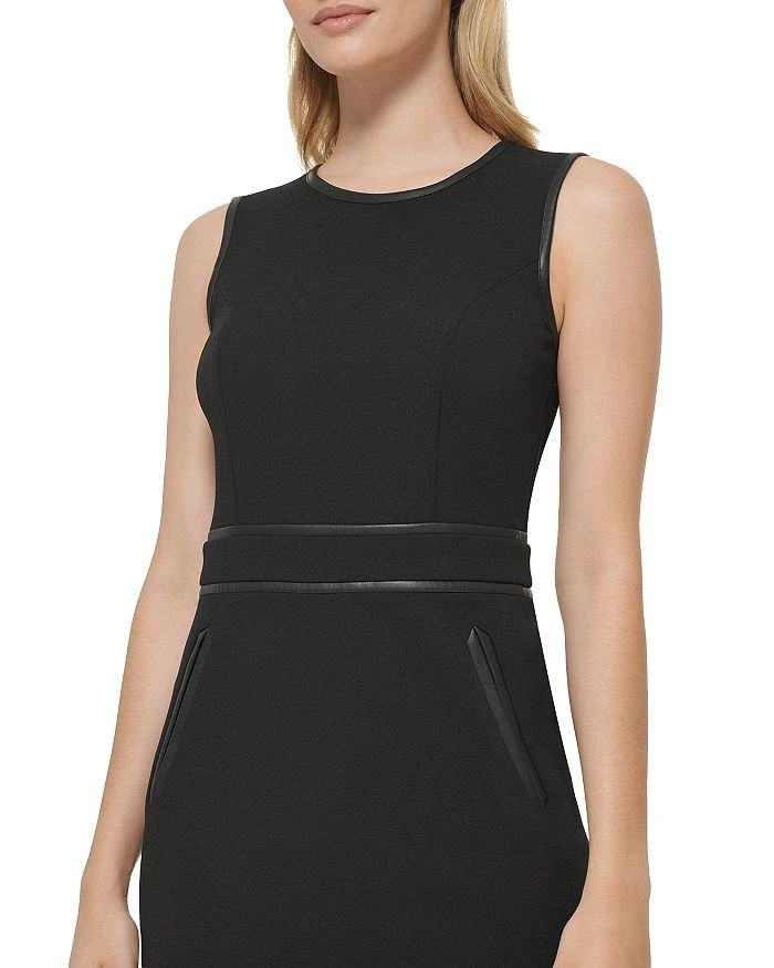 商品Karl Lagerfeld Paris|Scuba Crepe Sheath Dress,价格¥376,第4张图片详细描述