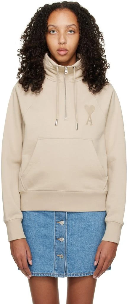 商品AMI|Beige Ami De Cœur Sweatshirt,价格¥1128,第1张图片