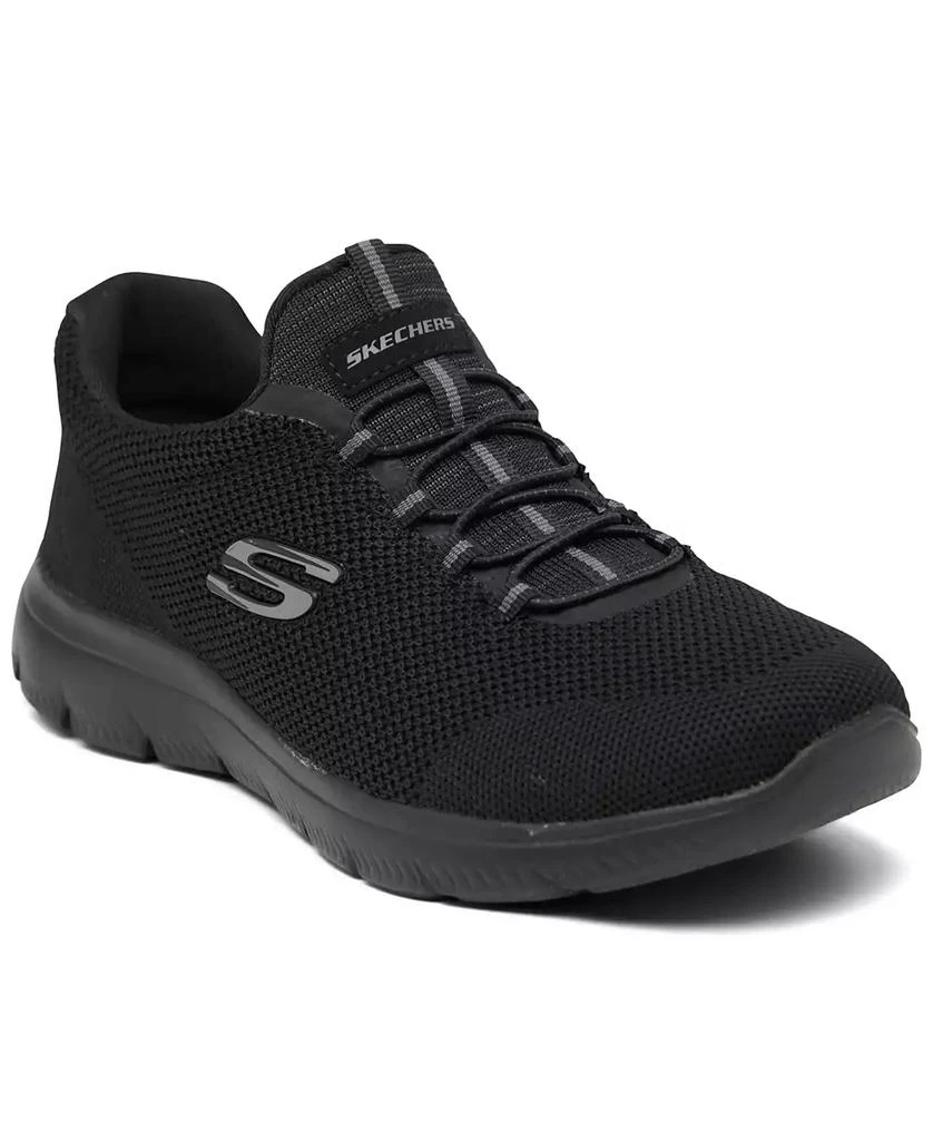 商品SKECHERS|Women's Summits - Cool Classic Wide Width Athletic Walking Sneakers from Finish Line,价格¥164,第1张图片