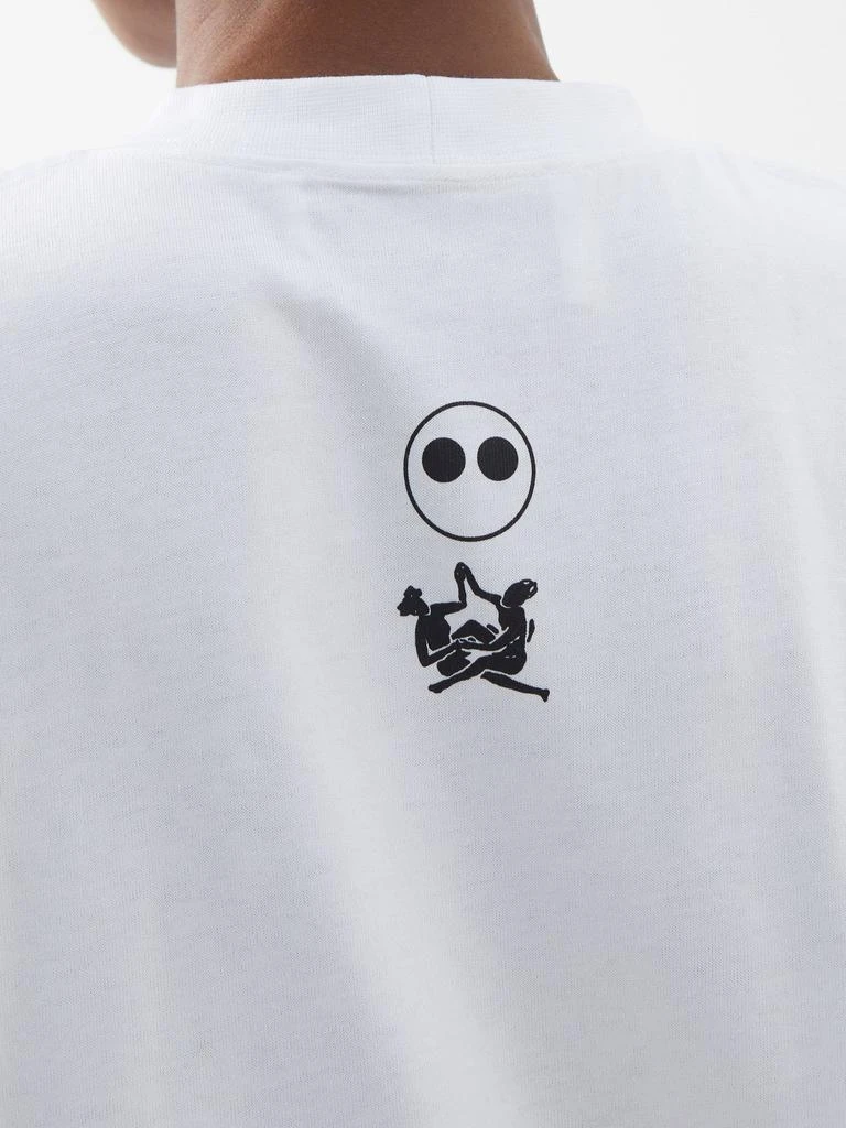 商品Thebe Magugu|X Thebe Magugu logo-print cotton-blend T-shirt,价格¥924,第4张图片详细描述