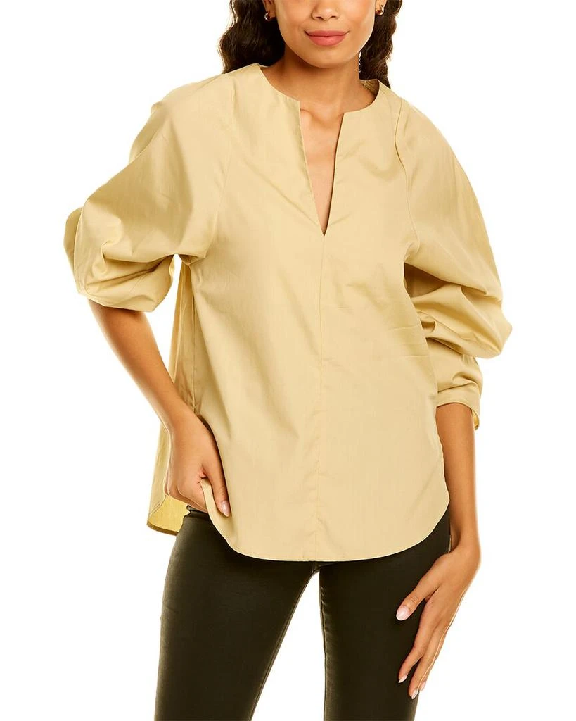 商品Vince|Vince Shaped V-Neck Popover Top,价格¥630,第1张图片
