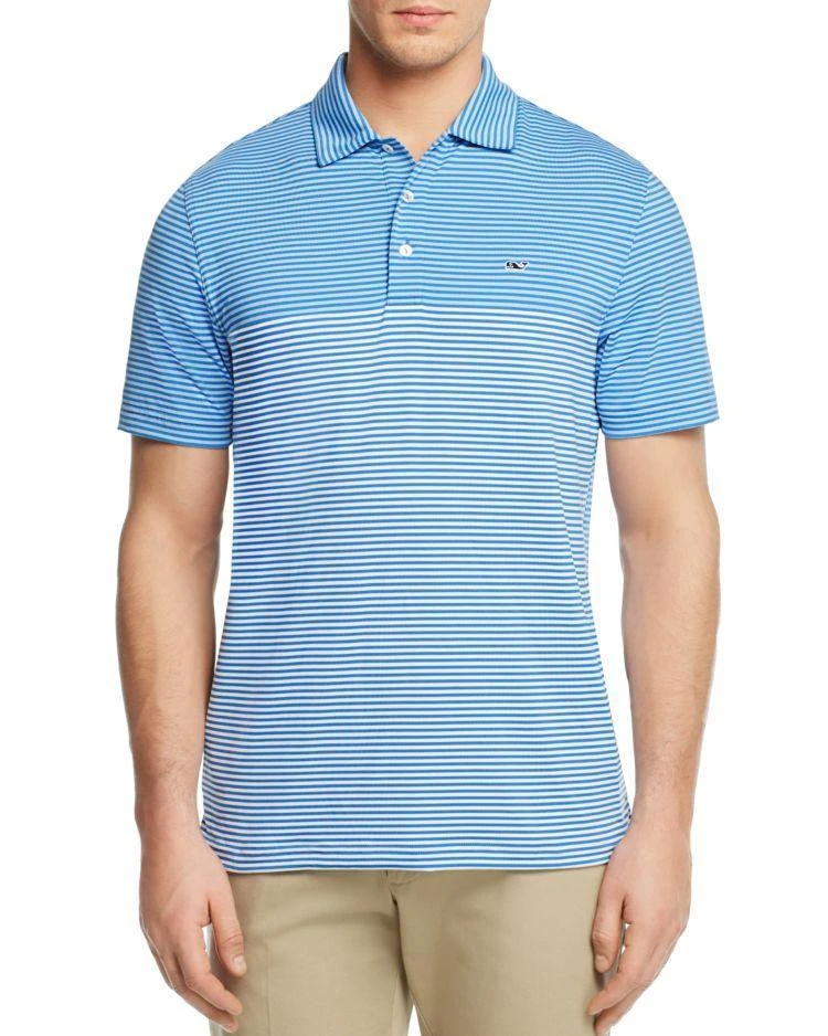 商品Vineyard Vines|Newport Stripe Golf Regular Fit Polo Shirt,价格¥287,第1张图片