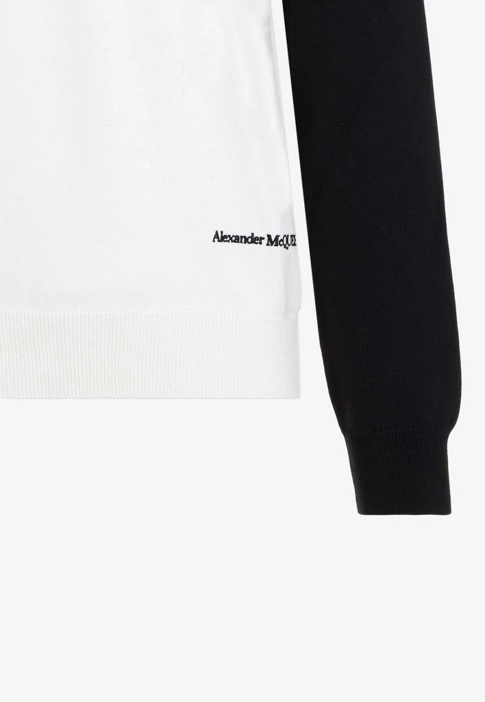 商品Alexander McQueen|Logo-Embroidered Pullover Sweatshirt,价格¥5249,第3张图片详细描述