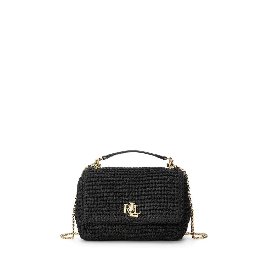 商品Ralph Lauren|Woven Straw Medium Sophee Bag,价格¥1671,第1张图片