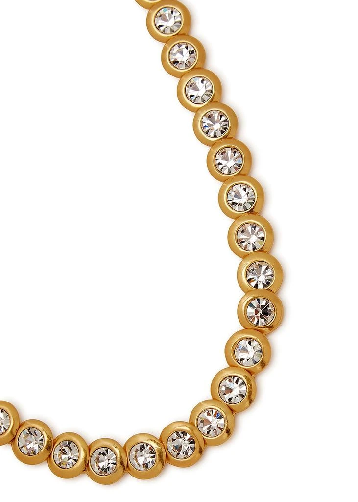 商品Kate Spade|Crystal-embellished gold-tone necklace,价格¥919,第3张图片详细描述