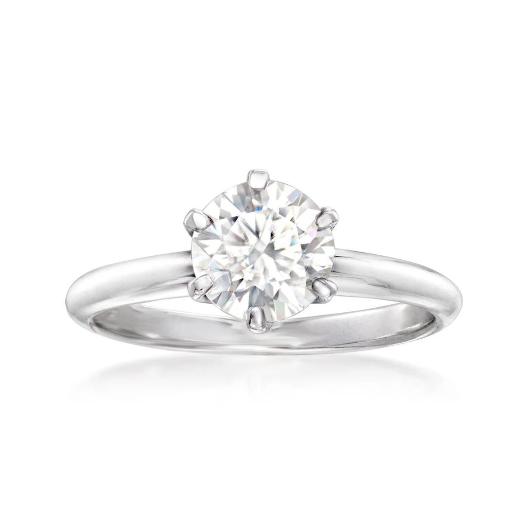 商品Ross-Simons|Moissanite Ring in Sterling Silver,价格¥787,第1张图片