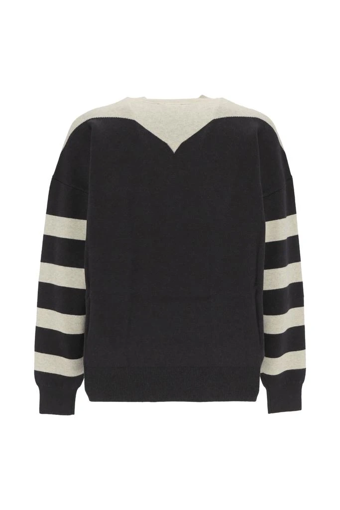 商品Isabel Marant|Logo-embroidered two-tone Jumper,价格¥1589,第3张图片详细描述