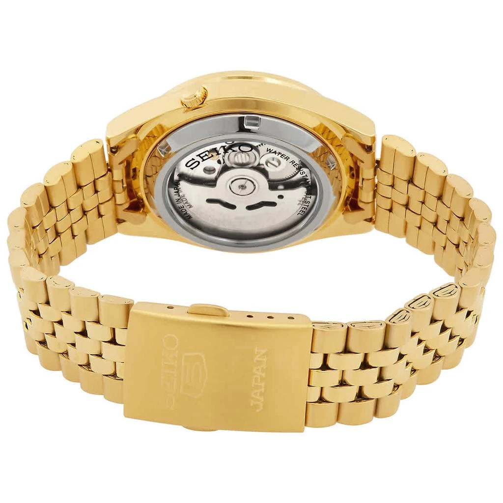 商品Seiko|Seiko Seiko 5 Automatic Gold Dial Mens Watch SNKF82J1,价格¥1227,第3张图片详细描述