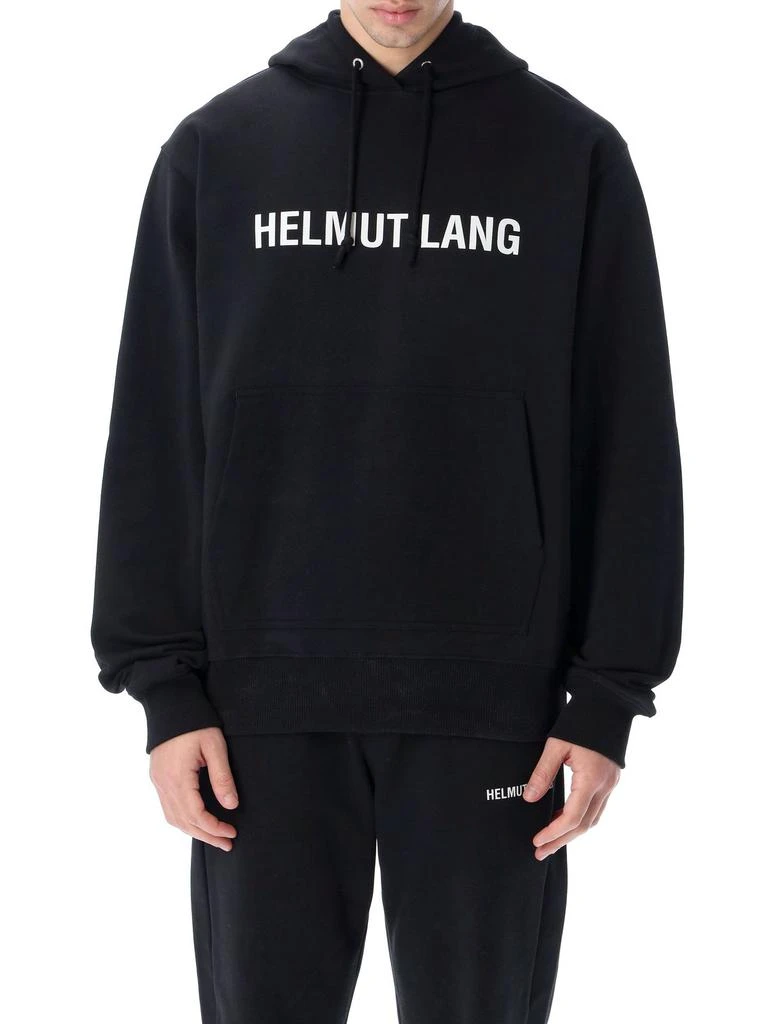 商品Helmut Lang|Helmut Lang Logo Printed Drawstring Hoodie,价格¥1287,第3张图片详细描述