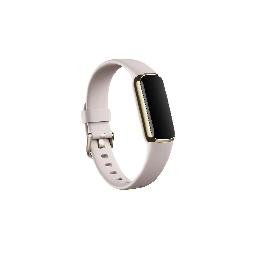商品Fitbit|Luxe Fitness Tracker in Soft Gold with Lunar White Wrist Band,价格¥746,第4张图片详细描述
