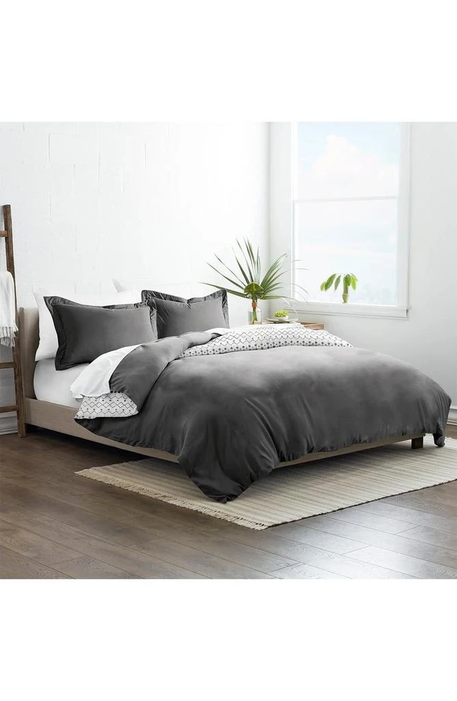 商品IENJOY HOME|IENJOY HOME Premium Ultra Soft Etched Gate 3-Piece Reversible Duvet Cover Set,价格¥182,第2张图片详细描述