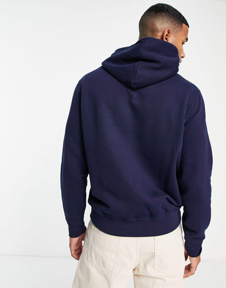 商品Ralph Lauren|Polo Ralph Lauren icon logo fleece hoodie in navy,价格¥1409,第4张图片详细描述