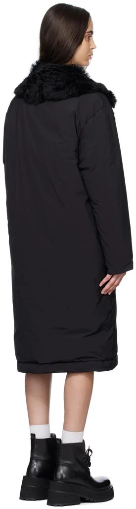 商品Yves Salomon|SSENSE Exclusive Black Long Down Jacket,价格¥4982,第3张图片详�细描述