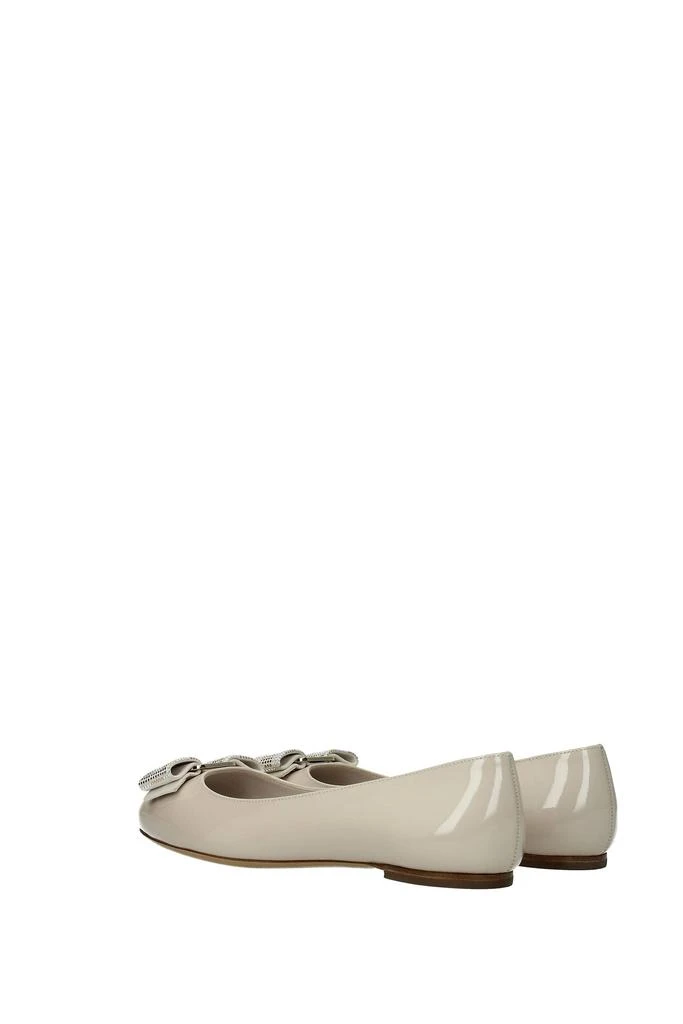 商品Salvatore Ferragamo|Ballet flats varina Patent Leather Beige Oat Milk,价格¥1845,第4张图片详细描述