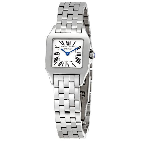 Pre-owned Cartier Santos Demoiselle White Dial Ladies Watch W25064Z5商品第1张图片规格展示