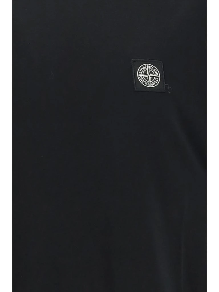 商品Stone Island|Stone Island Logo Patch Crewneck T-Shirt,价格¥855-¥1086,第4张图片详细描述