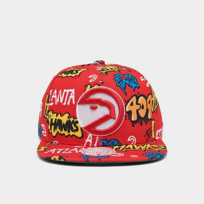 商品Mitchell and Ness|Mitchell & Ness Atlanta Hawks NBA Sticker Pack Hardwood Classics Snapback Hat,价格¥186,第3张图片详细描述