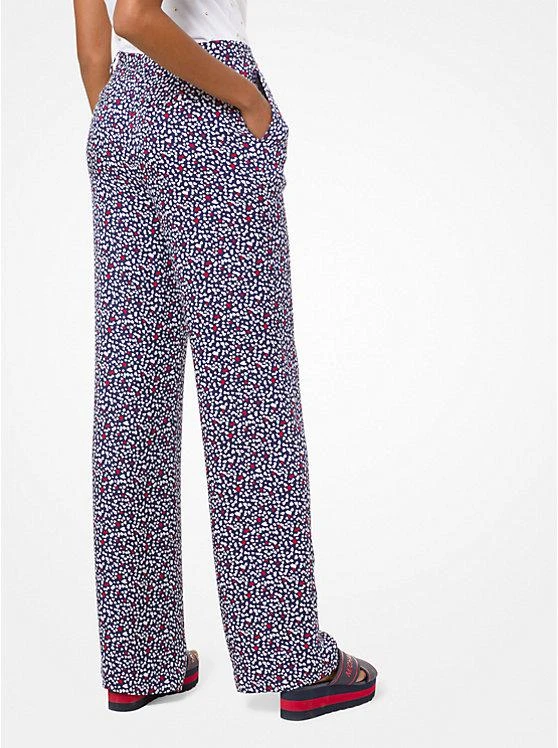 商品Michael Kors|Heart-Print Silk-Georgette Pajama Pants,价格¥740,第2张图片详细描述