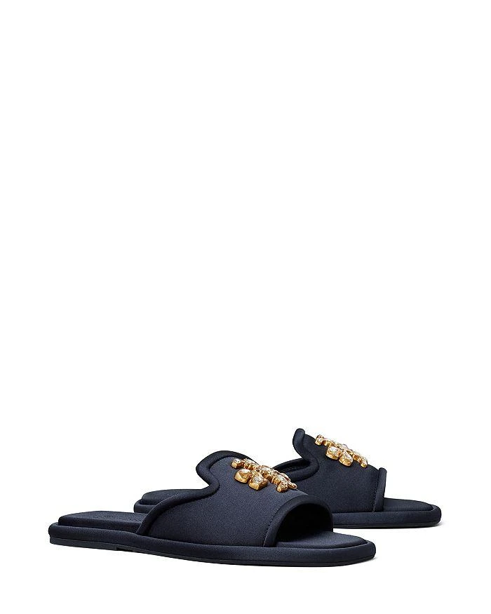 商品Tory Burch|Women's Embellished Logo Slide Sandals,价格¥1203,第1张图片