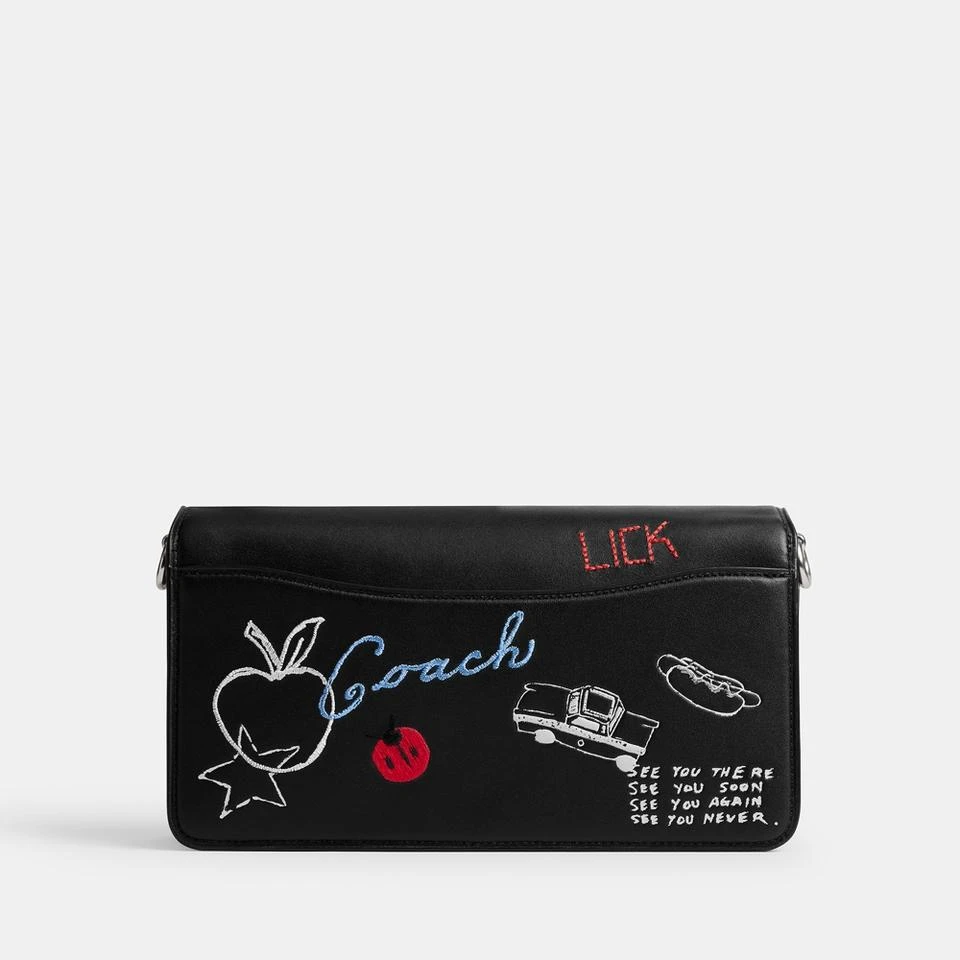 商品Coach|Coach Tabby 26 Sketch Print Leather Shoulder Bag,价格¥5715,第4张图片详细描述