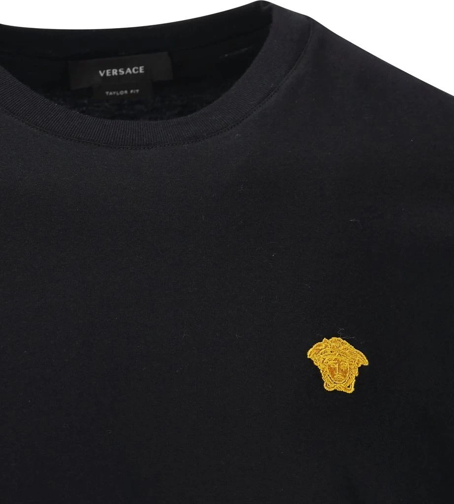 商品Versace|Versace Logo-Embroidered Crewneck T-Shirt,价格¥1095,第3张图片详细描述