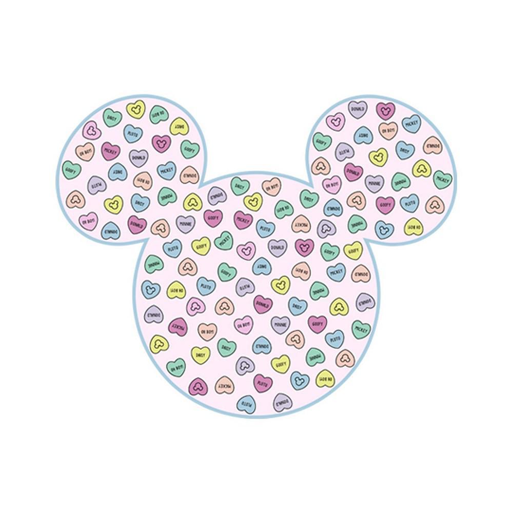 商品Disney|Girl's Mickey & Friends Candy Hearts Filled Logo  Child T-Shirt,价格¥191,第5张图片详细描述