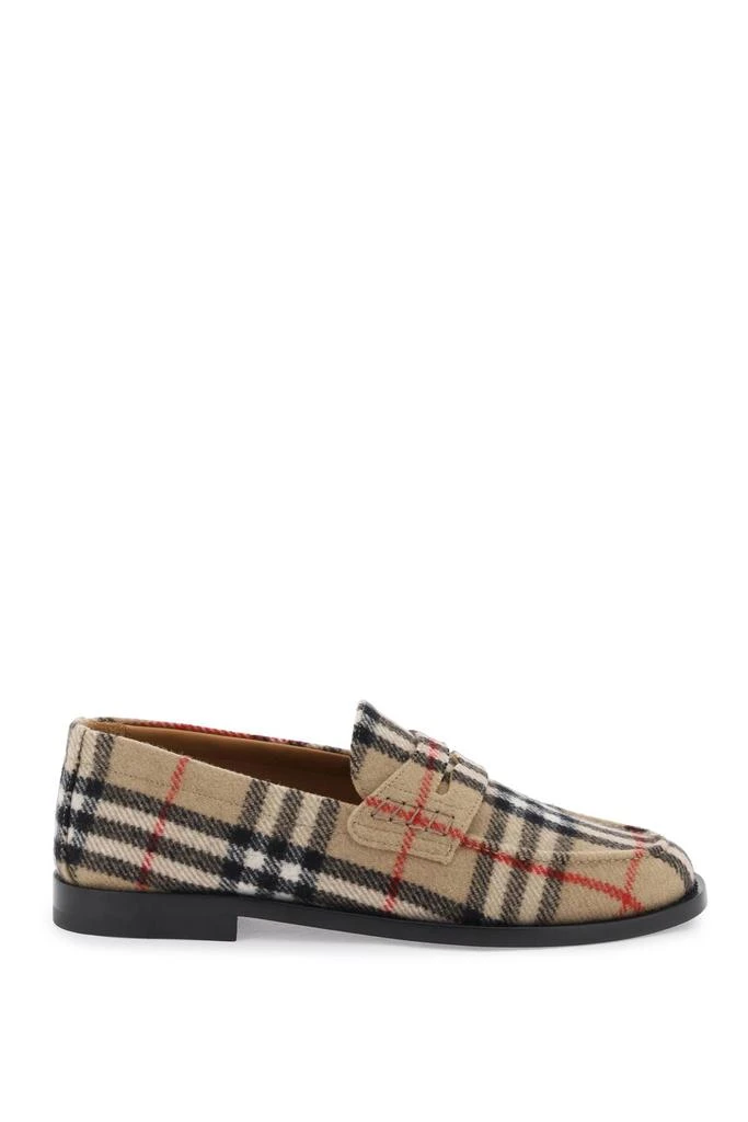 商品Burberry|Burberry wool felt mocassin,价格¥2900,第1张图片