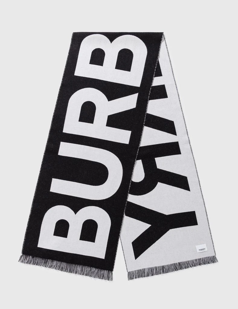 商品Burberry|Large Logo Wool Scarf,价格¥3874,第2张图片详细描述