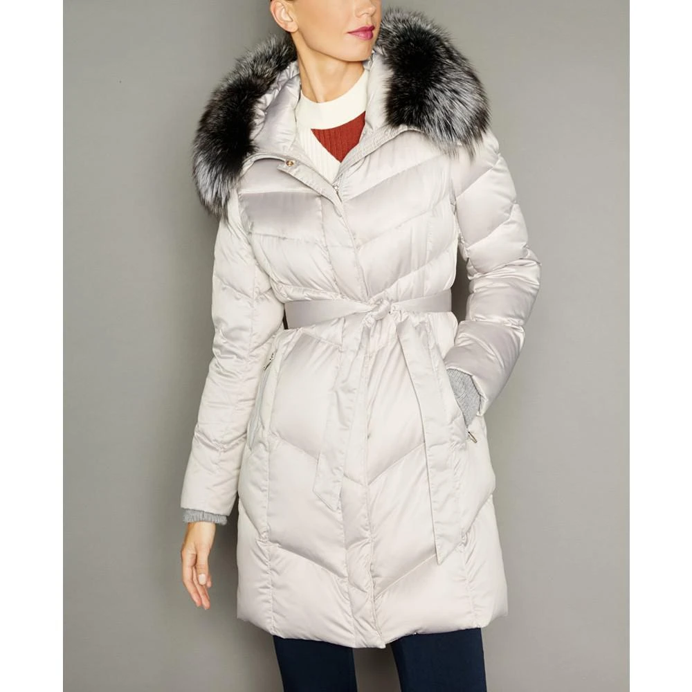 商品The Fur Vault|Fox-Fur-Trim Hooded Puffer Coat,价格¥3552,第1张图片