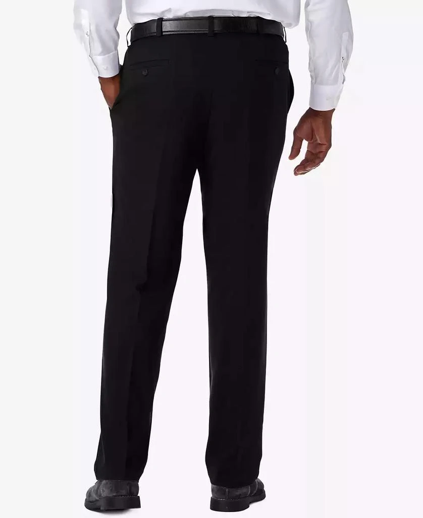 商品Haggar|Men's Big & Tall Cool 18® PRO Classic-Fit Expandable Waist Flat Front Stretch Dress Pants,价格¥370,第2张图片详细描述