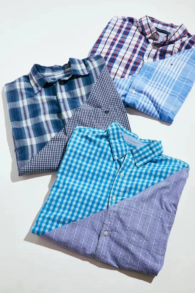 商品Urban Renewal|Urban Renewal Remade Diagonal Spliced Shirt,价格¥224,第1张图片