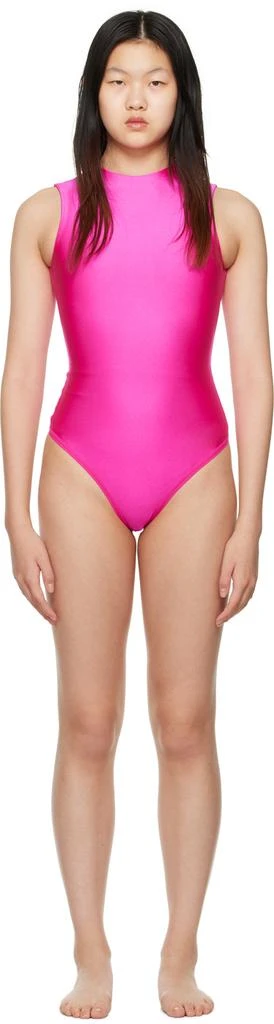 商品SKIMS|Pink Disco Sleeveless Bodysuit,价格¥910,第1张图片