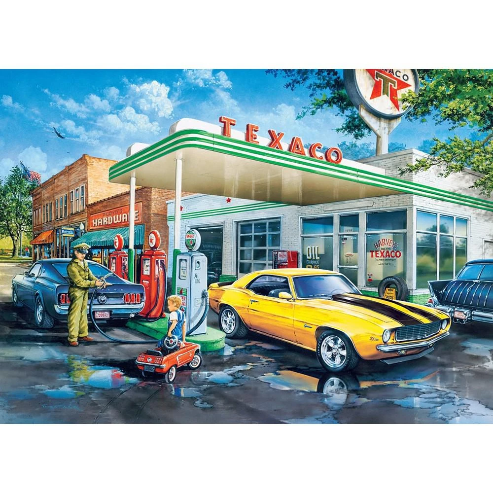 商品MasterPieces Puzzles|Childhood Dreams - Pop's Quick Stop 1000 Piece Puzzle,价格¥164,第3张图片详细描述
