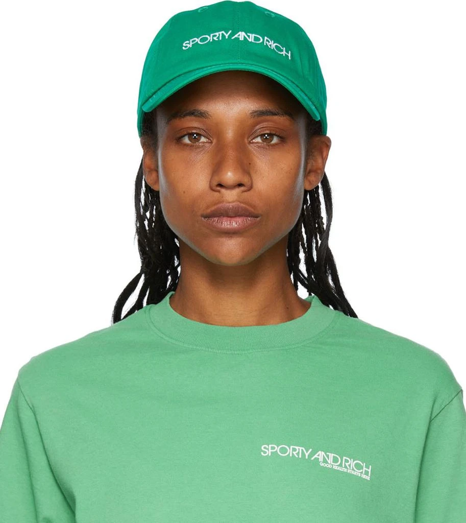 商品Sporty & Rich|Green Disco Hat,价格¥314,第1张图片