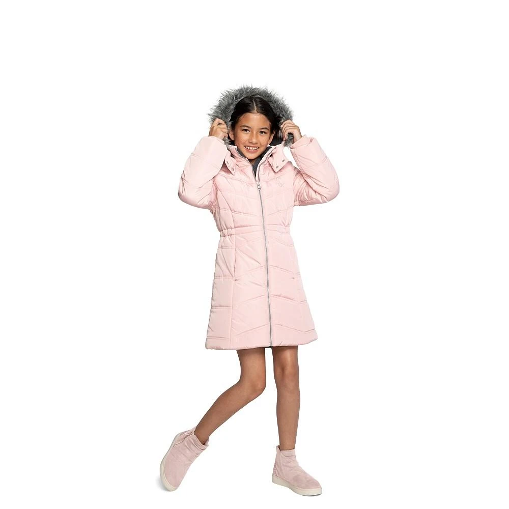 商品Calvin Klein|Big Girls Aerial Puffer Jacket,价格¥456,第2张图片详细描述