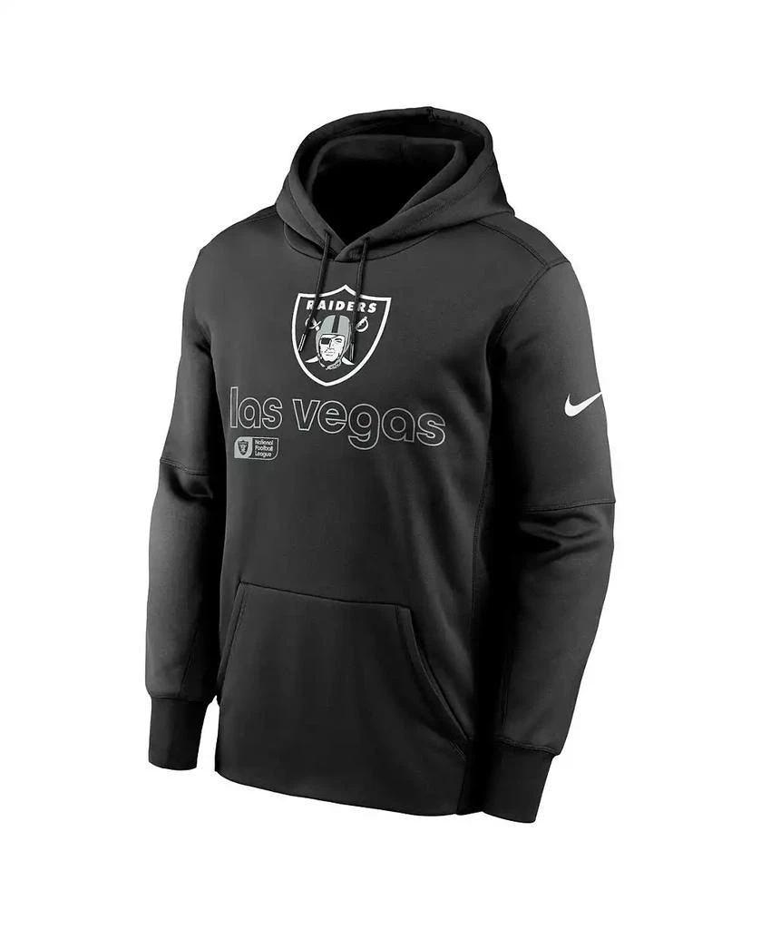商品NIKE|Men's Black Las Vegas Raiders Big Tall Performance Pullover Hoodie,价格¥445,第3张图片详细描述