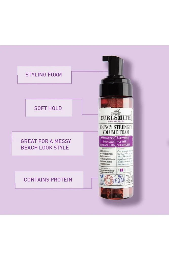 商品CURLSMITH|Bouncy Strength Volume Foam,价格¥207,第3张图片详细描述