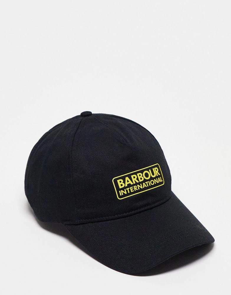 商品Barbour|Barbour International Endurance logo cap in black,价格¥213,第1张图片