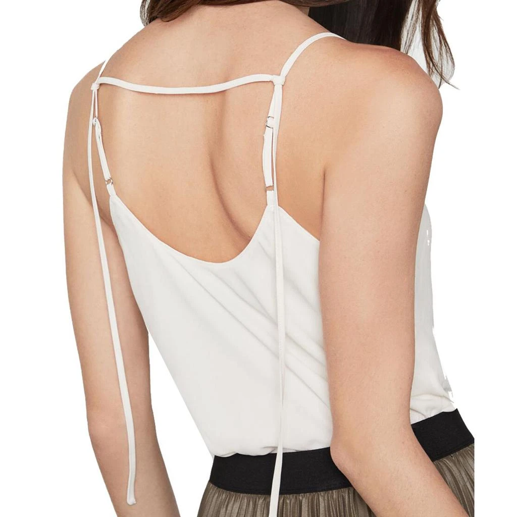 商品BCBG|BCBG Max Azria Women's Chiffon Strappy Flared Camisole Tank Top,价格¥115,第3张图片详细描述