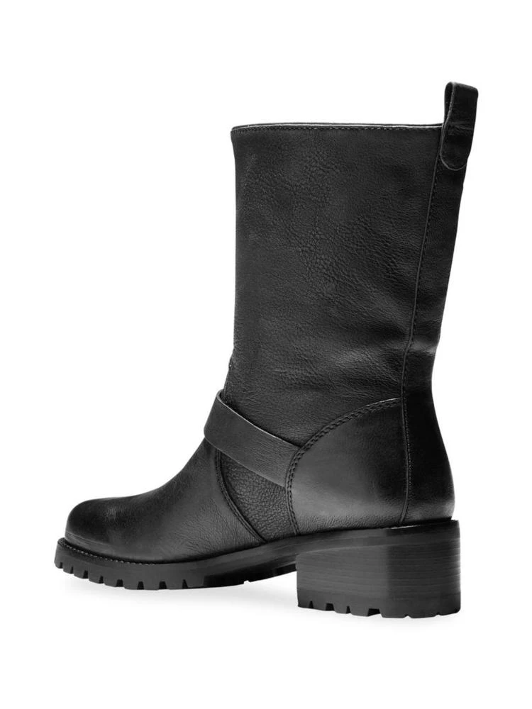 商品Cole Haan|Hemlock Leather Moto Boots,价格¥990,第2张图片详细描述