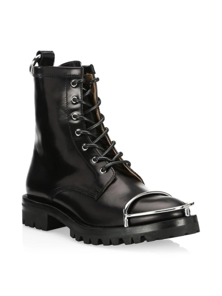 商品Alexander Wang|Lyndon Box Leather Combat Boots,价格¥4479,第2张图片详细描述