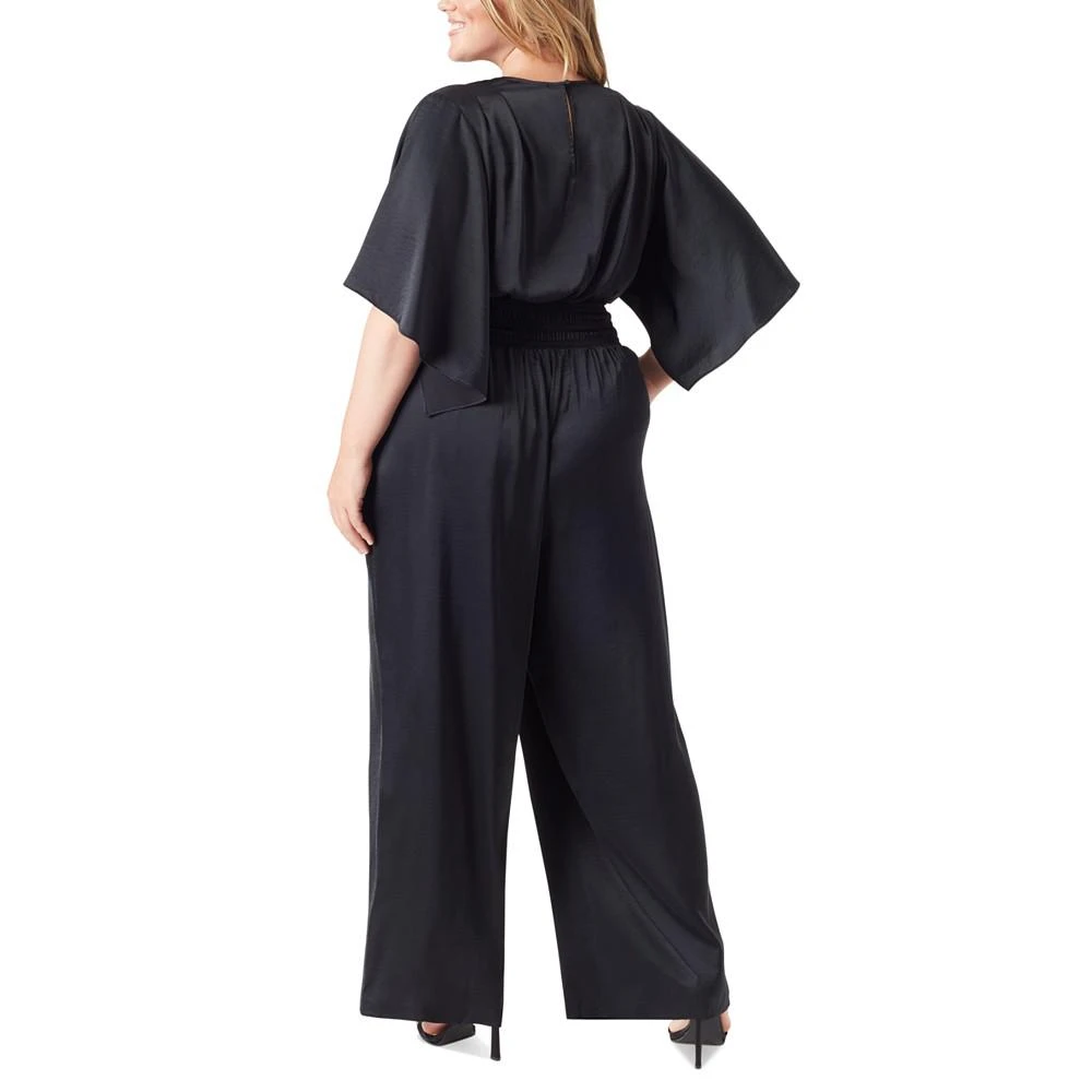 商品Jessica Simpson|Trendy Plus Size Aria Kimono-Sleeve Jumpsuit,价格¥298,第2张图片详细描述