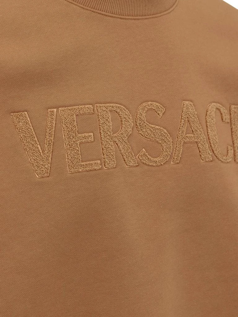 商品Versace|Versace Logo Detailed Crewneck Sweatshirt,价格¥3921,第4张图片详细描述