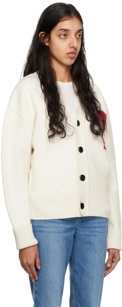 商品AMI|Off-White Ami de Cœur Cardigan,价格¥4916,第2张图片详细描述