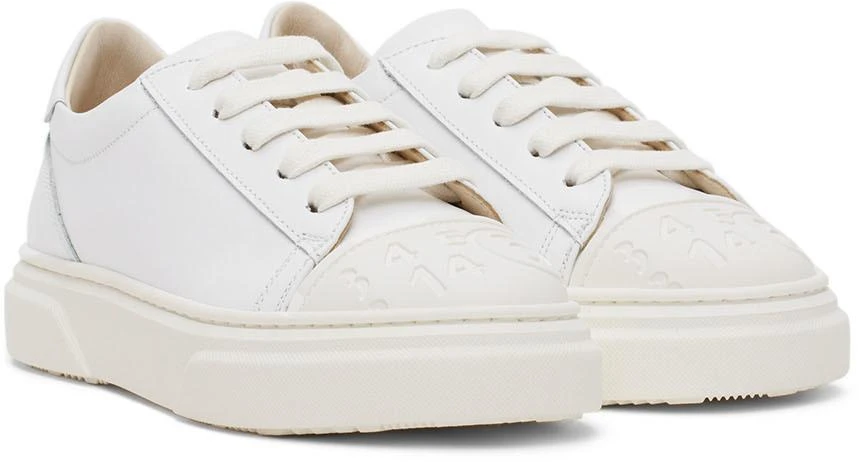 商品MAISON MARGIELA|Kids White Lace-Up Sneakers,价格¥1547,第4张图片详细描述