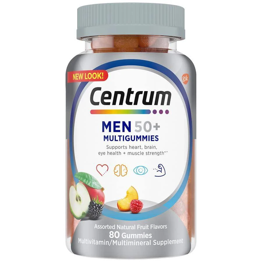 商品Centrum|男士多维软糖适用年龄50+ 什锦水果味,价格¥125,第1张图片