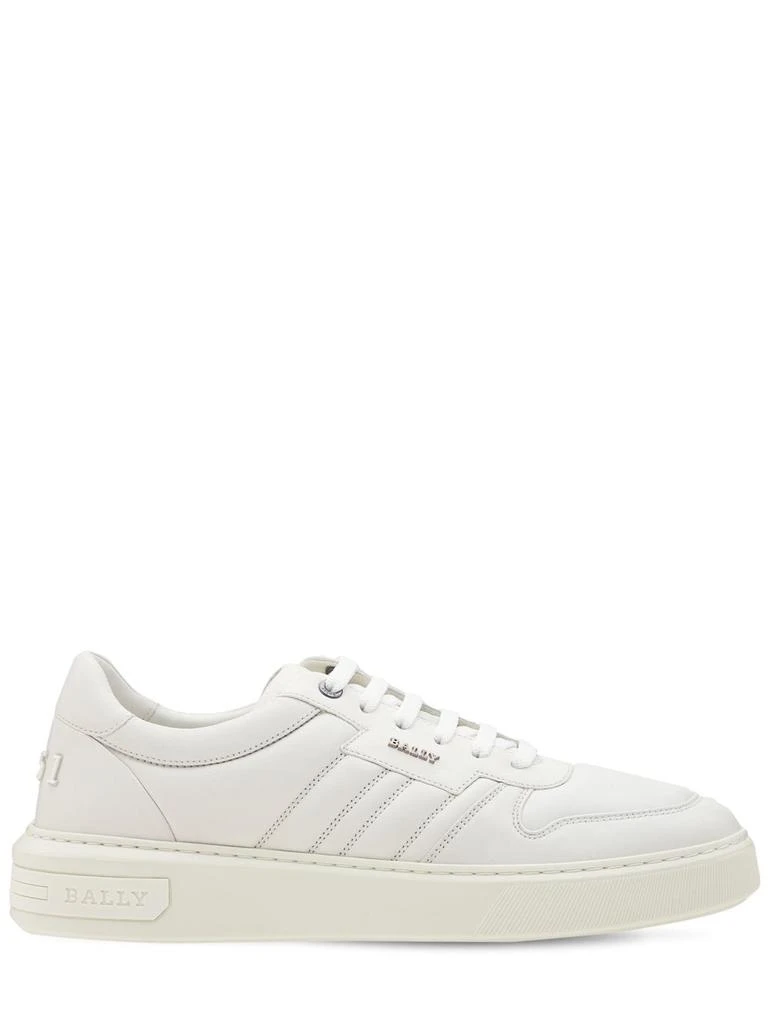 商品Bally|Logo Leather Sneakers,价格¥1367,第1张图片