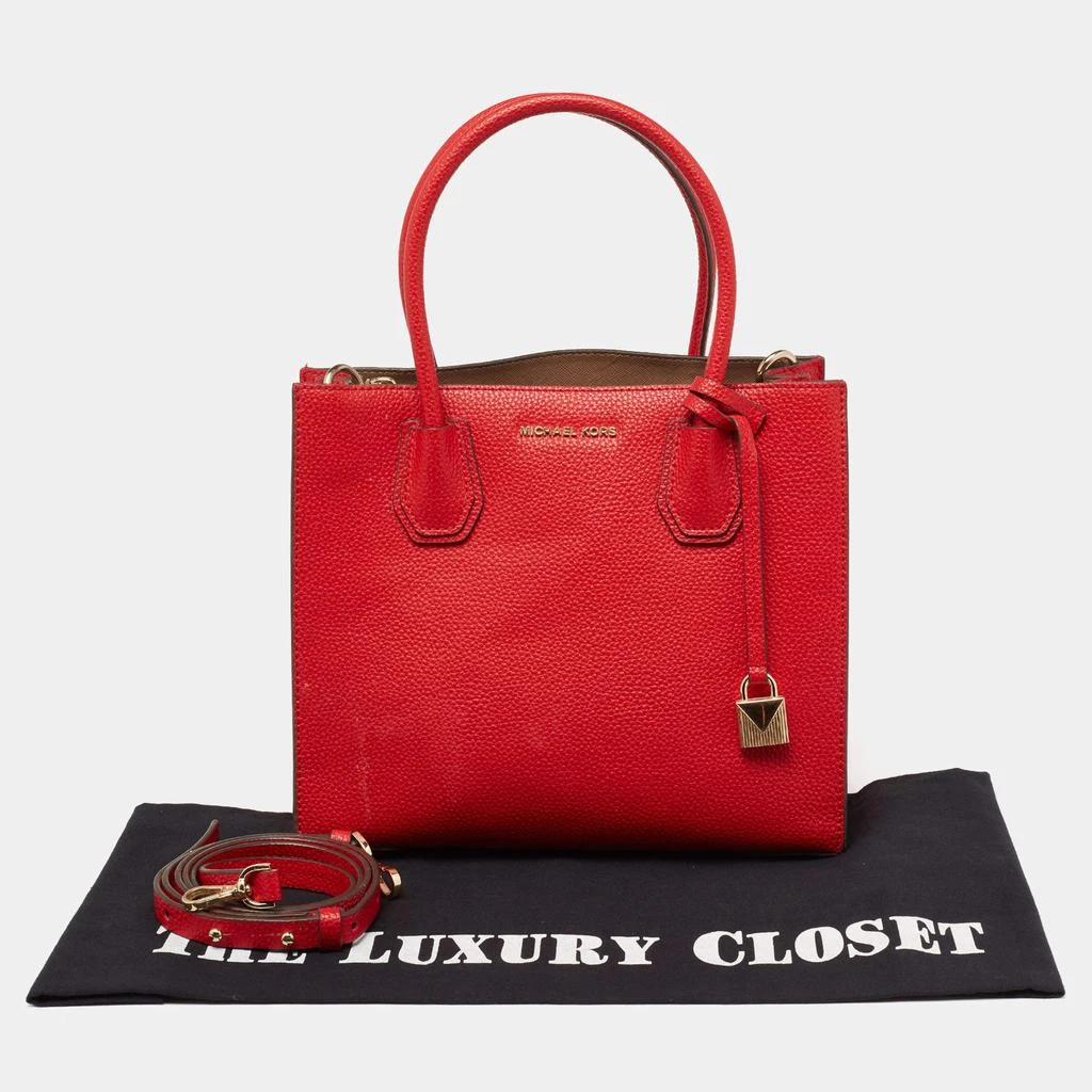 MICHAEL Michael Kors Red Leather Mercer Gallery Tote 商品