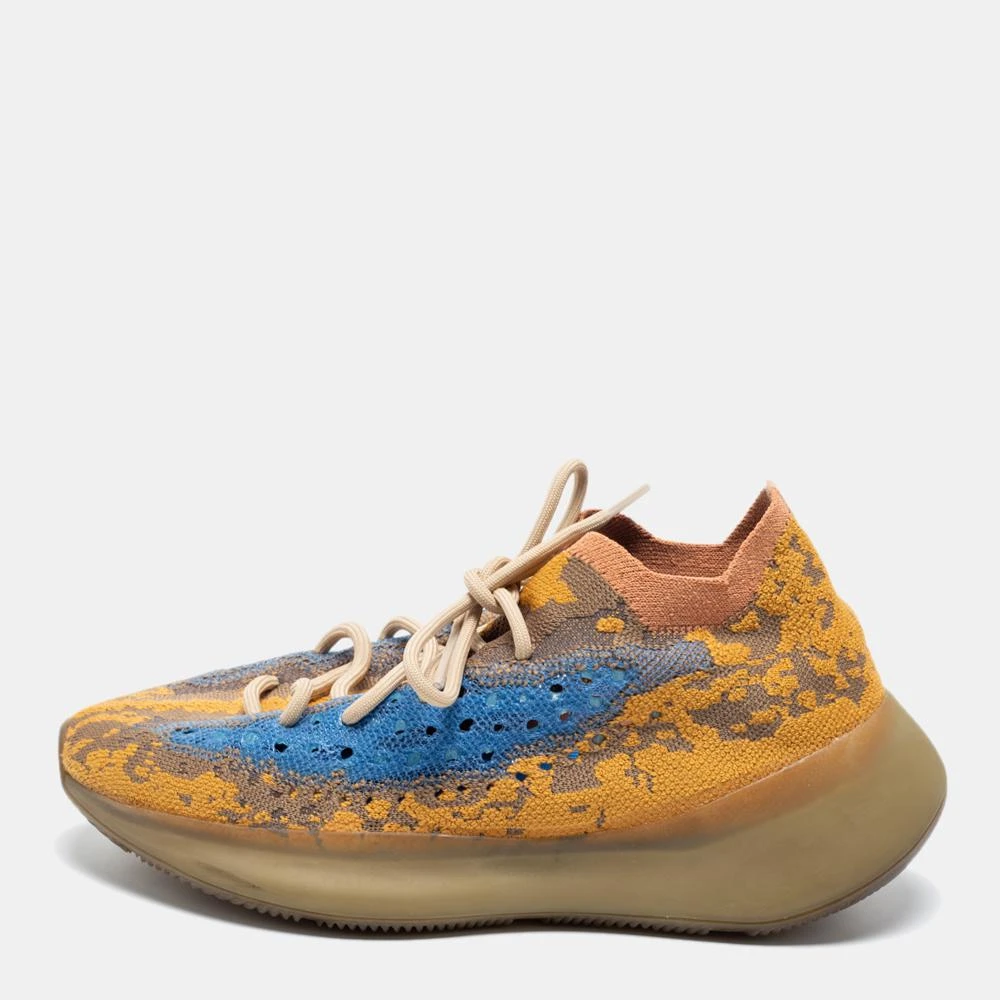 商品[二手商品] YEEZY|Yeezy x Adidas Multicolor Knit Fabric Boost 380 Blue Oat Reflective Sneakers Size 43 1/3,价格¥1129,第1张图片