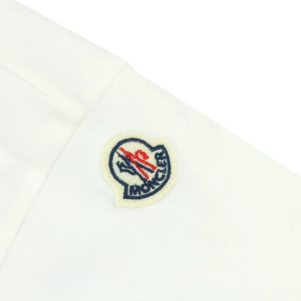 商品Moncler|Logo Print White T Shirt,价格¥939,第3张图片详细描述